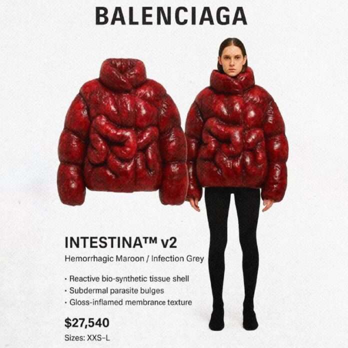 Balenciaga дропнули пуховик в виде… кишок по цене новой Lada Vesta. За высокую моду придется отдать примерно 2 158 000 рублей.... - новости