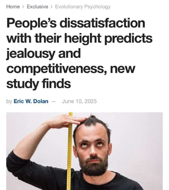 Низкий рост часто вызывает у мужчин зависть, ревность и злость, — исследование. - новости