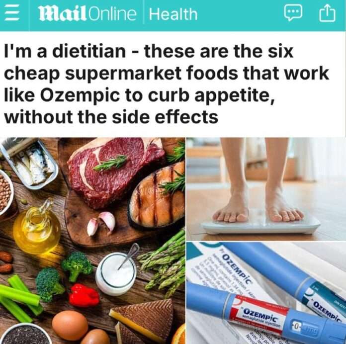 «Я диетолог. Вот шесть недорогих продуктов из супермаркета, которые действуют не хуже Ozempic». - новости