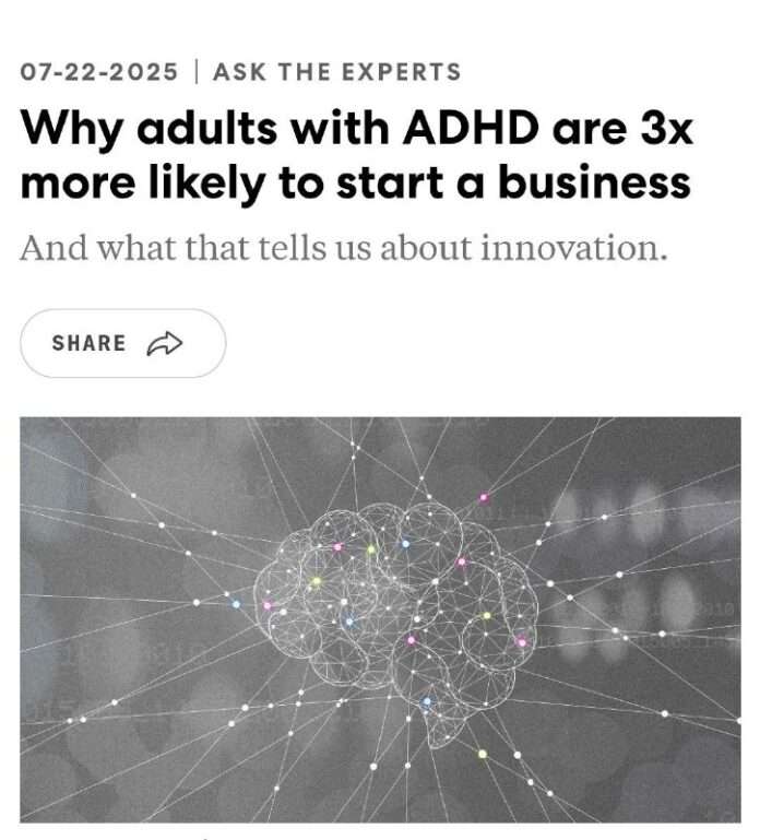🤔 Люди с дефицитом внимания (СДВГ) строят бизнес в три раза чаще - новости