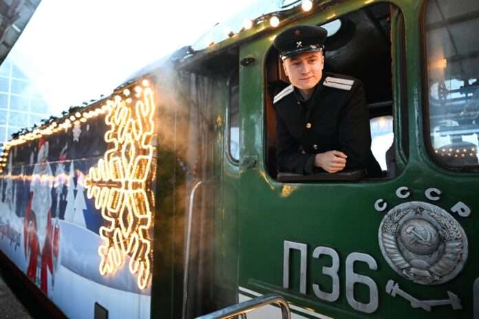 ​На туристическом поезде 