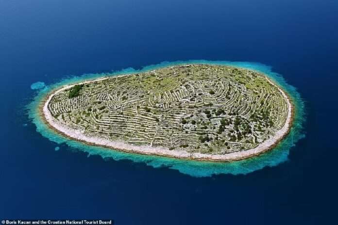 ☝🏻 А вы знали, что в Адриатическом море находится остров, похожий на отпечаток пальца? - новости