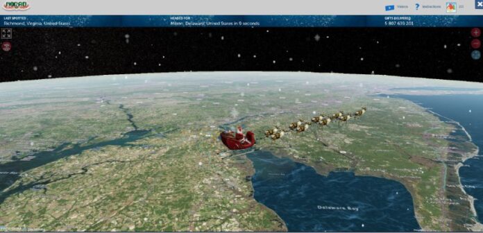 🤶Санта-Клаус пролетел над Россией - новости