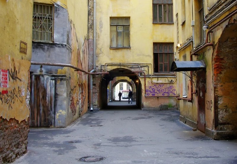 Low poly city street