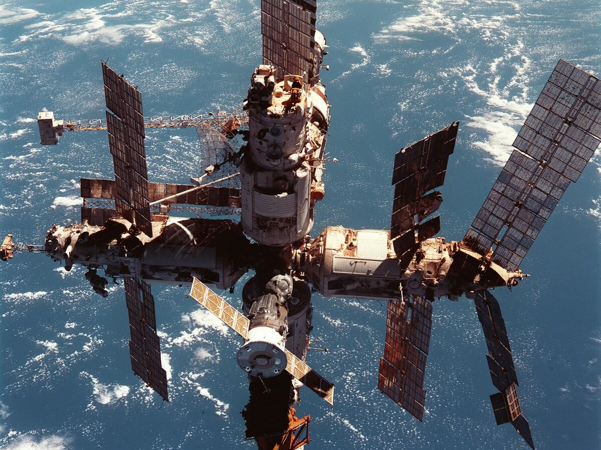 Станция Мир на орбите