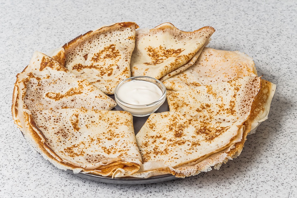 Зеленые блины