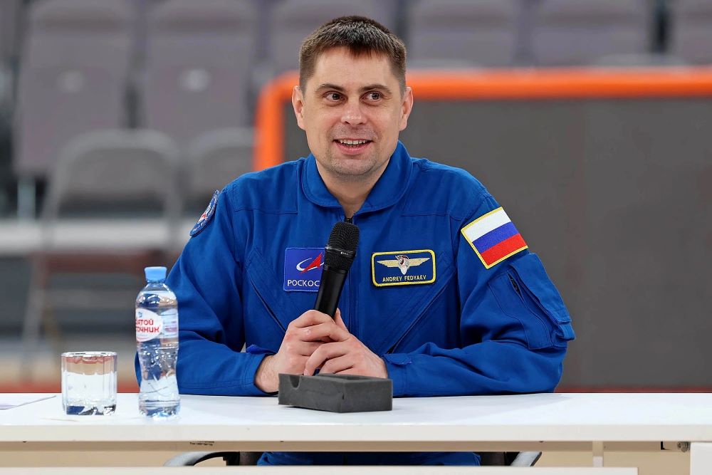 Андрей Федяев и экипаж Crew Dragon