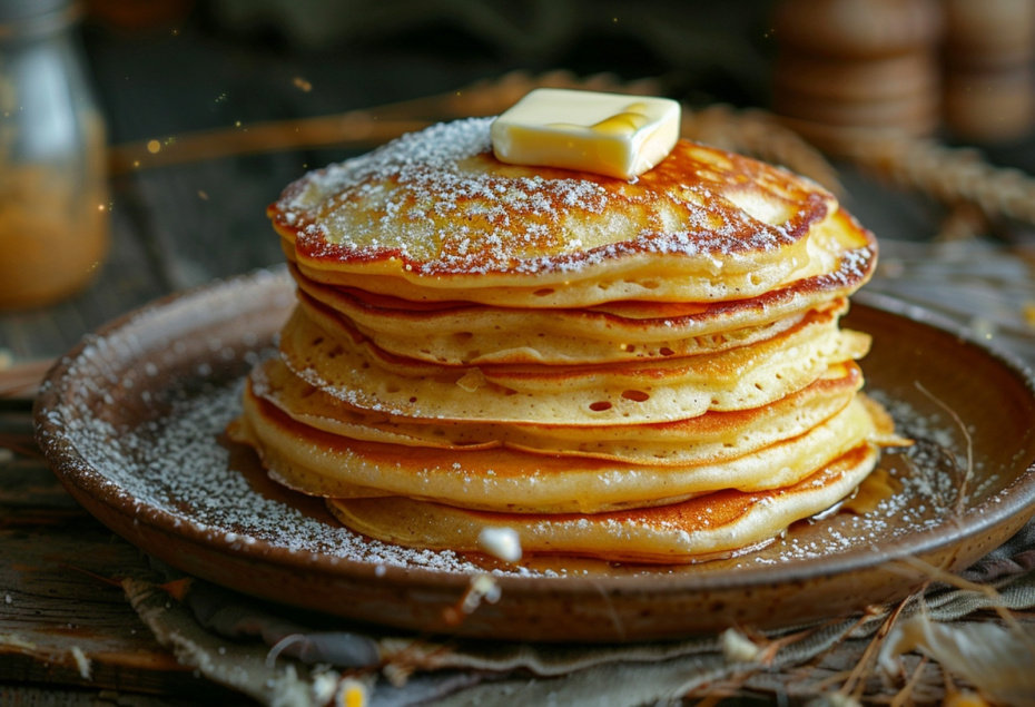 Идеальные блины на столе