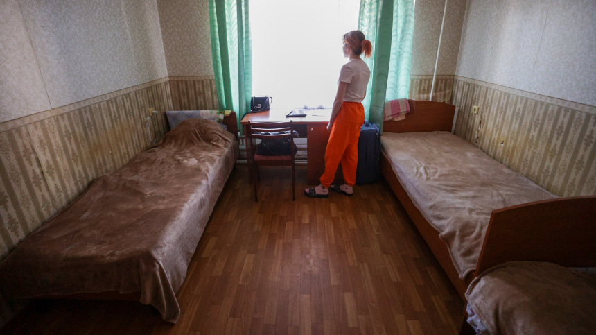 Студенты в общежитии