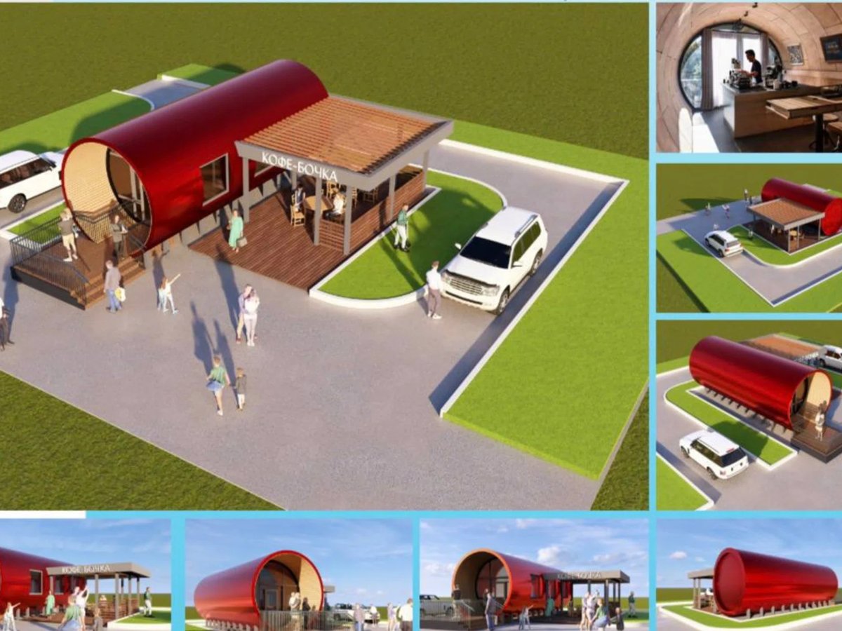 Интерьер будущей кофейни
