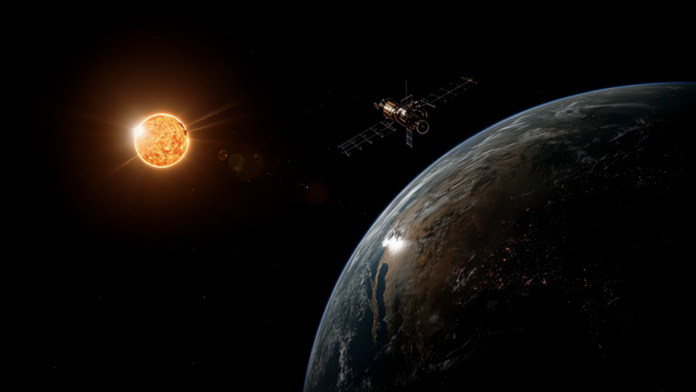 Солнечные лучи, проходящие через окно и создающие геометрические узоры на экране телевизора, напоминающие игру 