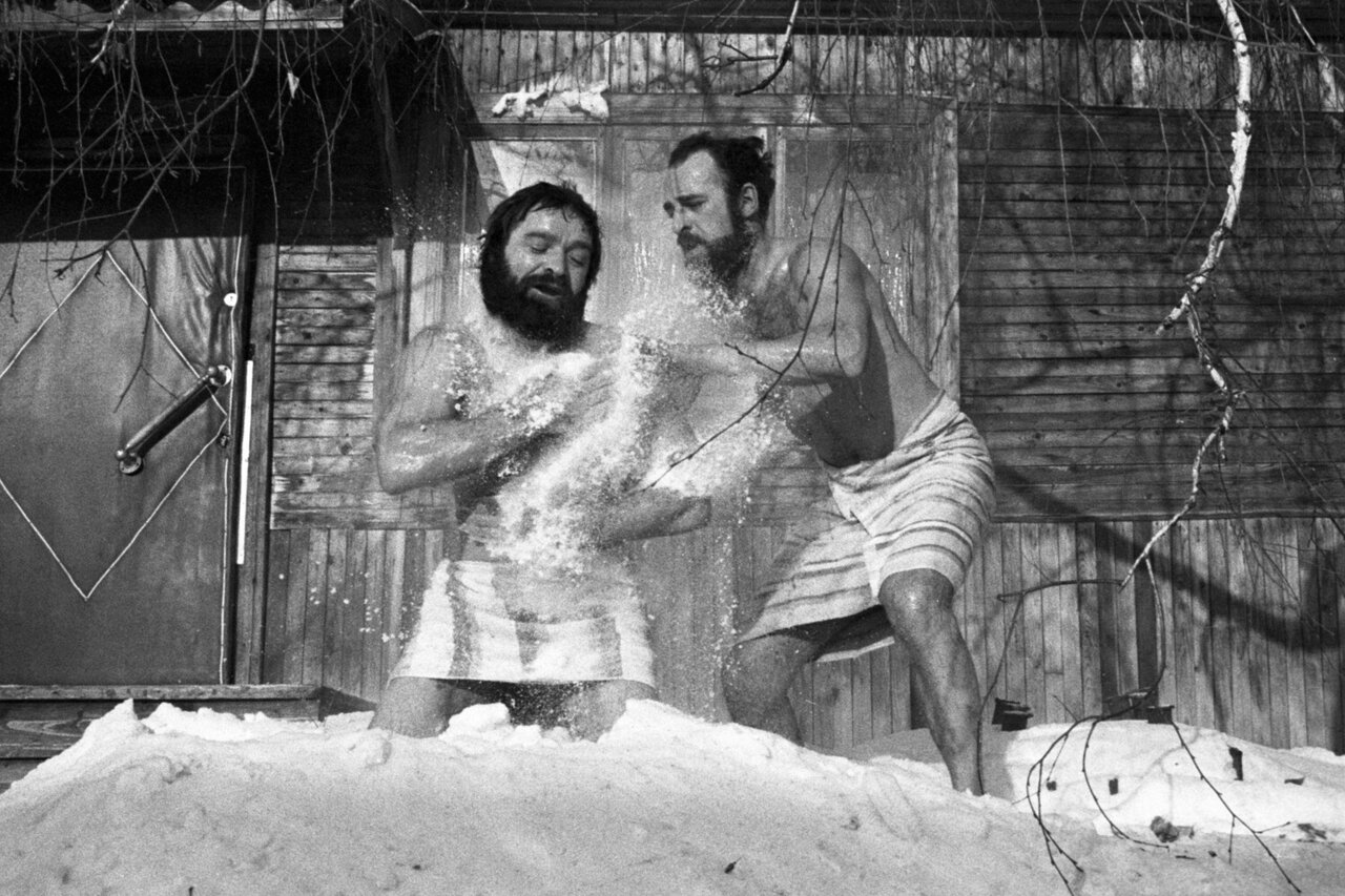 Советская баня интерьер