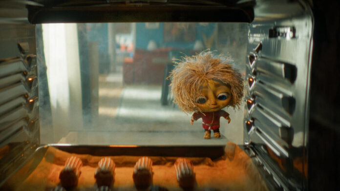 Кадр из мультфильма «Домовенок Кузя 2» с персонажами Кощеем и Натальей Гусевой (Гагариной)