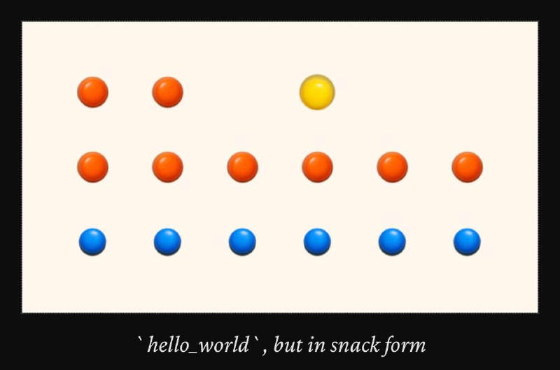 Программирование конфетами M&M's