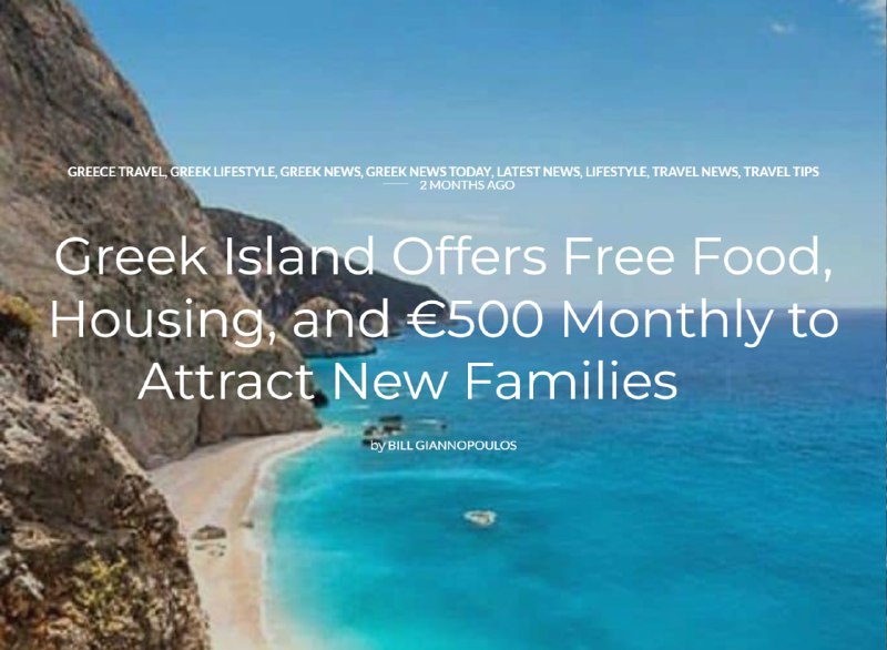 Beautiful Greek Island View