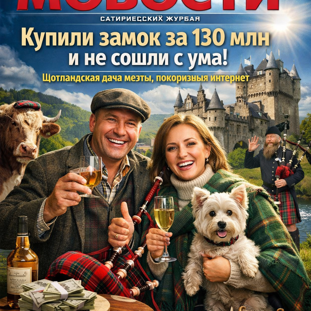Роскошный шотландский замок, купленный за 130 миллионов, с живописными окрестностями и ухоженным садом.