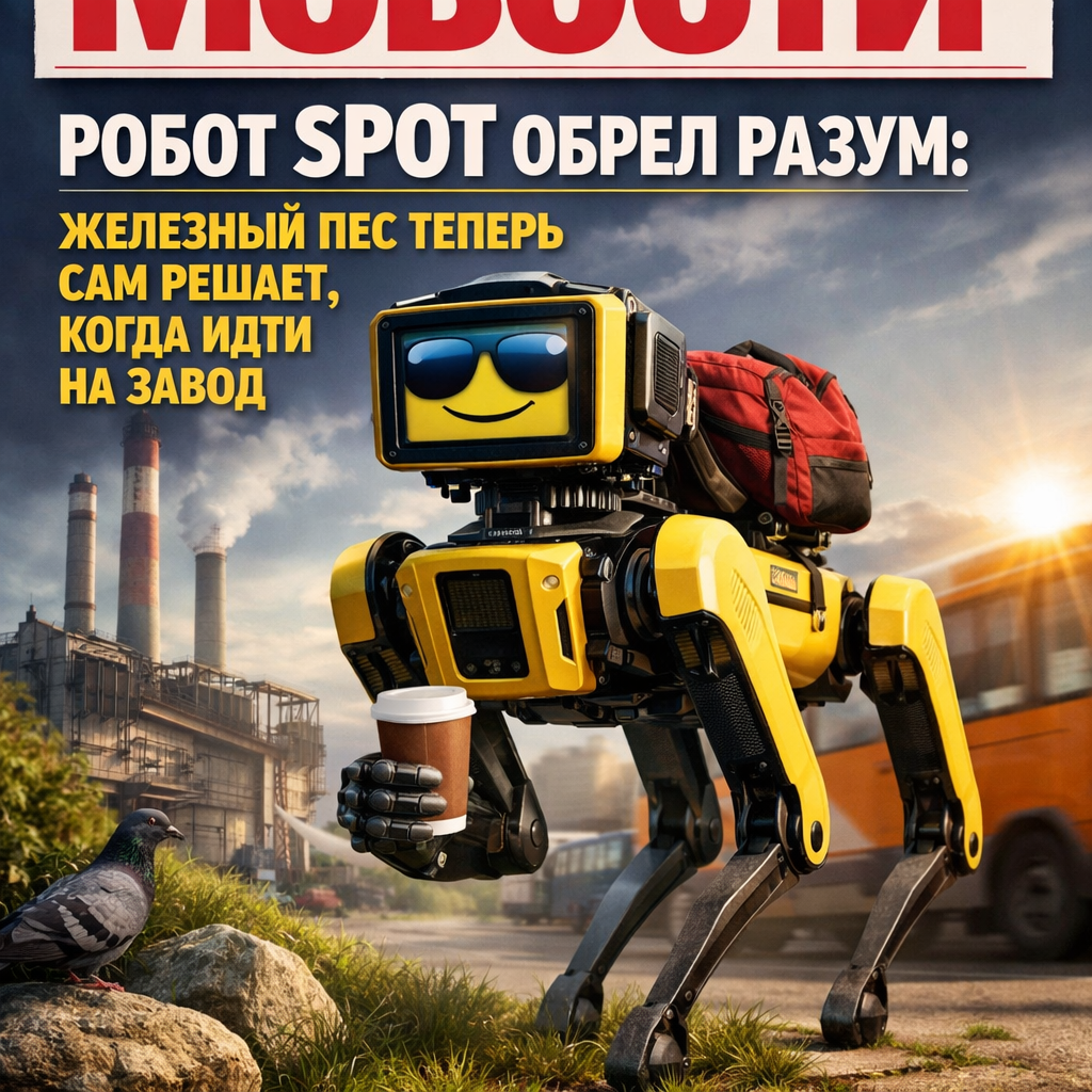 Железный пес Spot теперь самостоятельно принимает решения о посещении завода