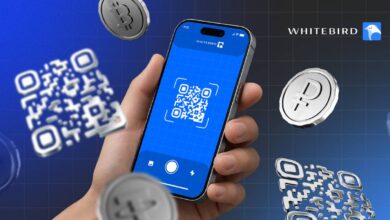 Изображение процесса оплаты колбасы с помощью биткоина через QR-код