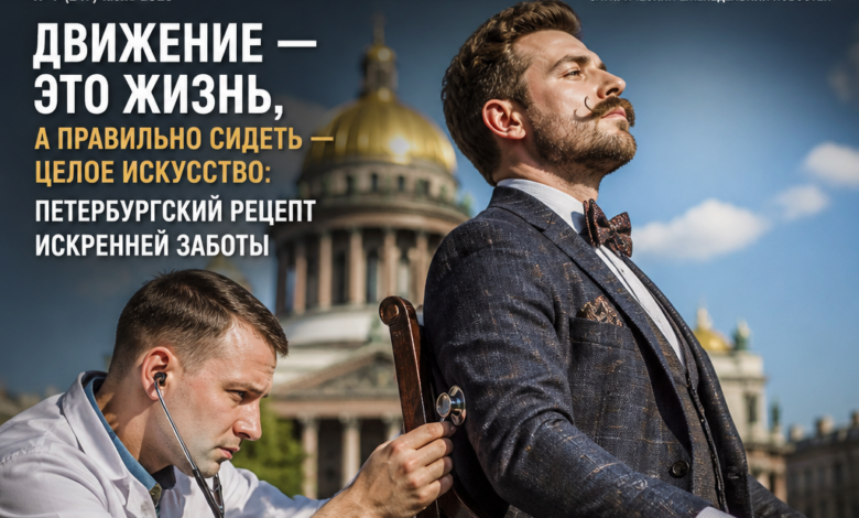 Иллюстрация, демонстрирующая искусство правильной позы и движения в жизни