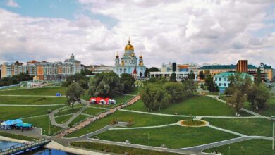 Студенты создают стрит-арт на фасадах зданий в Саранске