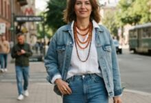 Янтарные бусы, сохранившиеся с бабушкиных времен