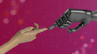 Изображение, представляющее влияние нейросетей на профессию юристов и маркетологов