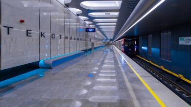 Пассажиры метро среди бабочек и кораллов