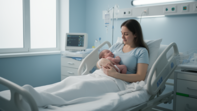 Изображение женщины, которая проводит эксперимент с аистами, показывая новый маршрут их миграции.