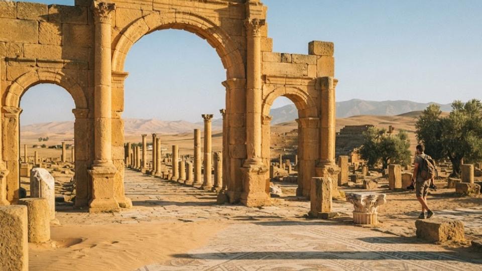 Изображение, иллюстрирующее генетическое исследование и его связь с падением Римской империи.