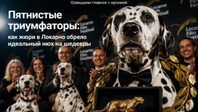 Плакат фестиваля Локарно с изображением жюри и награжденных фильмов
