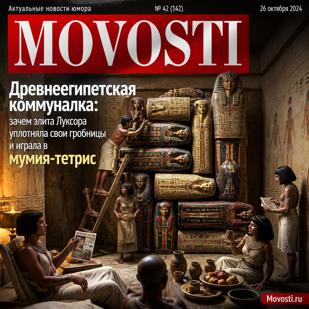 Изображение уплотнённых гробниц элиты Луксора в древнем Египте