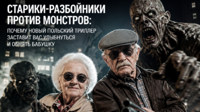 Постер нового польского триллера с изображением стариков и монстров