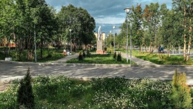33 зеленых спартанца на фоне сурового северного пейзажа