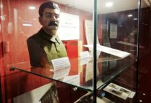 Пешеходный маршрут в Вологде, посвященный молодому революционеру с усами.