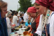 Хлебные мешанки и кукольные чаепития на фестивале Знак русского