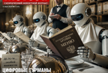 Иллюстрация нейросетей, исследующих данные из государственных архивов.