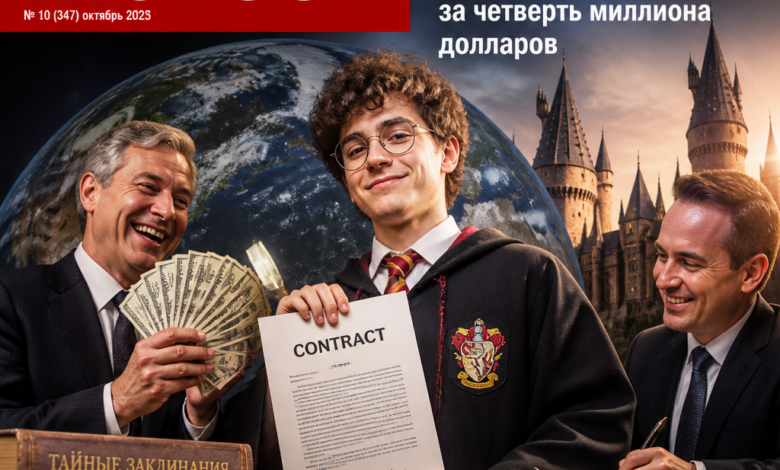 Изображение Гаера, символизирующего отечественное фэнтези, на фоне планеты