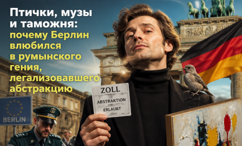 Абстрактная картина румынского художника, вдохновленная природой и музыкой.
