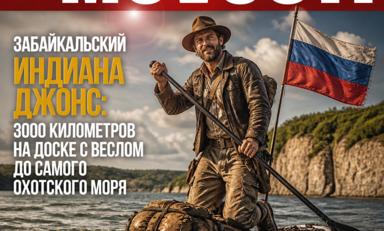 Забайкальский Индиана Джонс, 3000 километров на доске с веслом