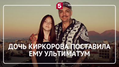 Изображение наследницы Киркорова с мамонтенком на фоне поп-корабля